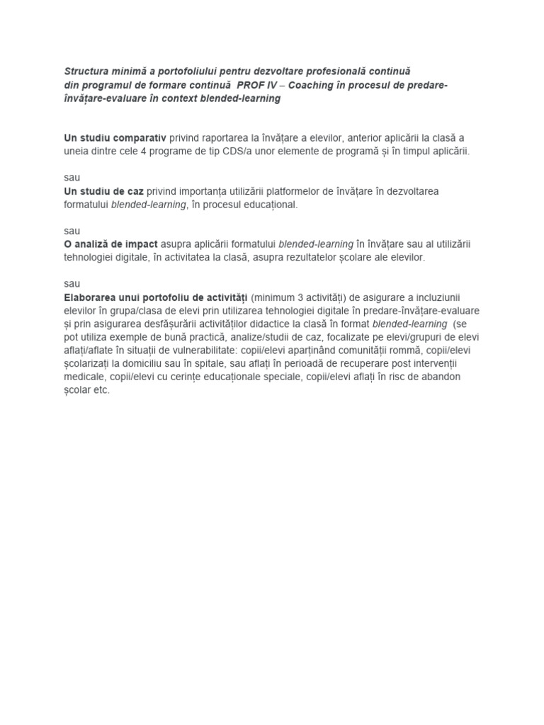 Structura Anului Scolar 2023-2024 | PDF