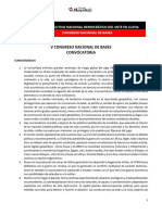 Convocatoria V Congreso Nacional de Bases-Cend Snte en Lucha