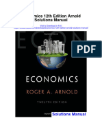 Economics 12th Edition Arnold Solutions Manual