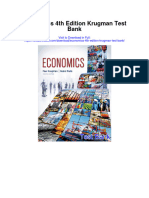 Economics 4th Edition Krugman Test Bank