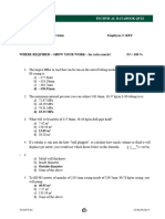 Technical Databook Quiz KEY v3