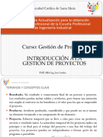 1 Introduccion A La Gestion de Proyectos