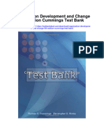 Organization Development and Change 9th Edition Cummings Test Bank