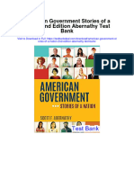 American Government Stories of A Nation 2nd Edition Abernathy Test Bank