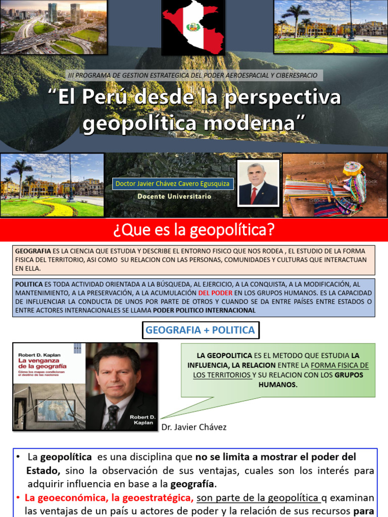 El Peru Geopolítica Moderna | PDF