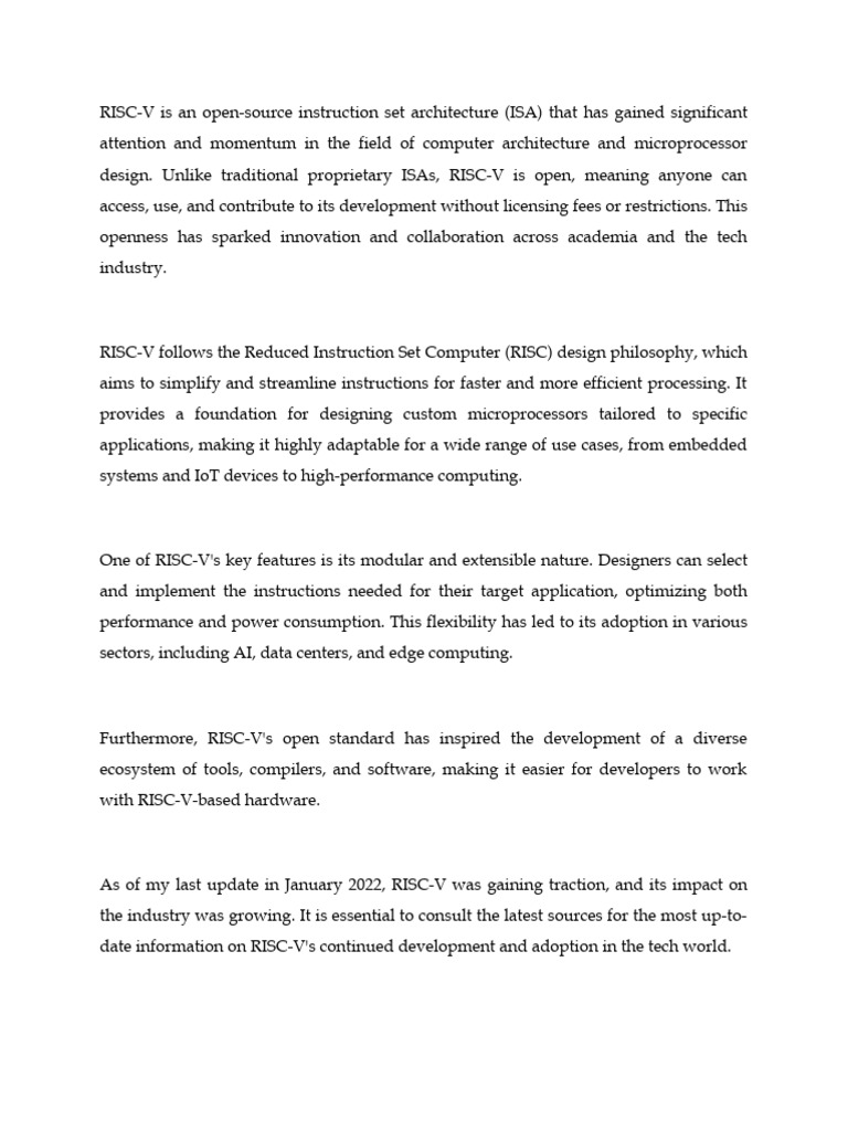 Risc V | PDF