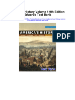 Americas History Volume 1 9th Edition Edwards Test Bank