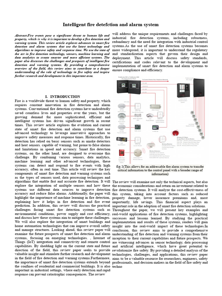 Intelligent Fire Detection Advances | PDF