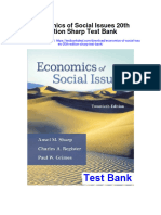 Economics of Social Issues 20th Edition Sharp Test Bank