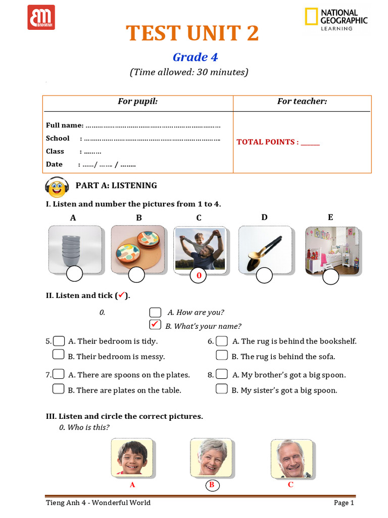 TA 4 WW - Test Unit 2 - 100 - TN | PDF
