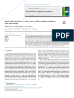 1 - 2020 - Water-Lipid Interactions in Native Bone by High-Resolution Solid-State NMR Spectroscopy - Compressed