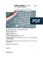 Plan Anual 2023 Didáctica de La Adm. II (Prof. de Administración)