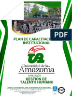 Plan de Capacitacion Institucional