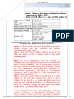 Nidhi UPSC - Registration Slip 2023