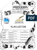 SYLLABUS PLAN LECTOR - UNIDAD 6 - Selección 2