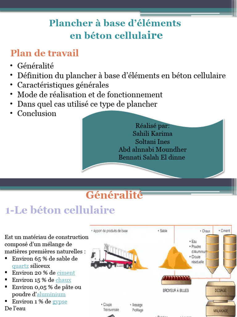 Béton Cellulaire PDF Chaux Isolation thermique du bâtiment — free download