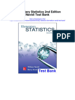 Elementary Statistics 2nd Edition Navidi Test Bank