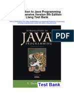 Introduction To Java Programming Comprehensive Version 9th Edition Liang Test Bank