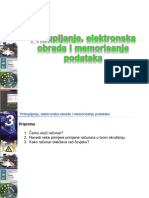 Prikupljanje, Elektronska Obrada I Memorisanje Podataka