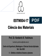 ESTM004!17!5 Cien Mats - Defeitos Lineares e Planares 3Q-2023
