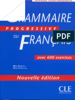 Grammaire Progressive Du Fran 231 Ais Niveau In