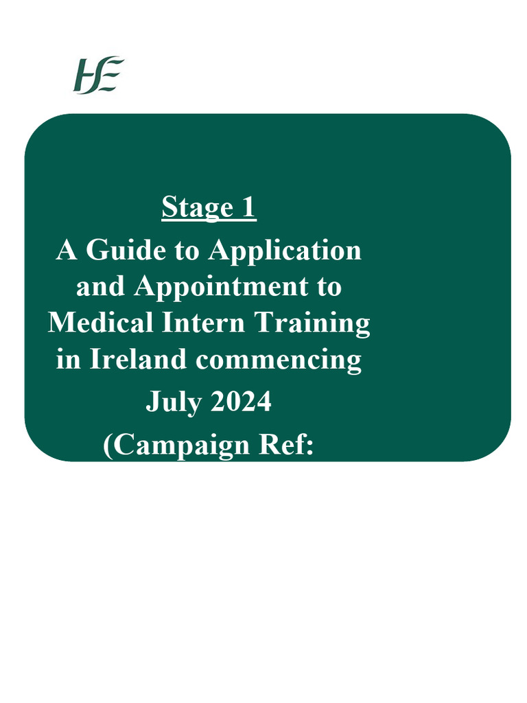 Medical Intern Application Guide 2024 | PDF | Medical School | Identity ...