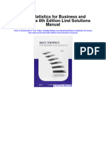 Basic Statistics For Business and Economics 8th Edition Lind Solutions Manual