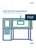 Roche Cobas Prime Pre Analytical System Specifications Sheet - EN