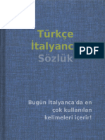 Dictionary Turkish Italian