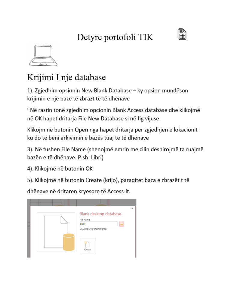 Detyre portofoli tik pdf
