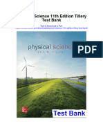 Physical Science 11th Edition Tillery Test Bank