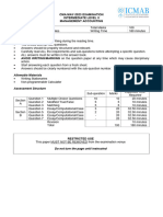 CM231.MAC (IL-II) Question CMA May-2023 Exam.