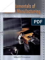 ESPAÑOL Fundamentals of Modern Manufacturing 4th Edition by Mikell P.groover