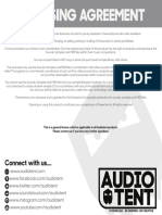 Audiotent - Licensing Agreement