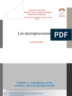 Chapitre 2 Systemes A Base de Microprocesseurs - C2I2S - S1