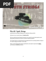 Audiority Pills Vol2 SynthStrings Manual