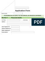 Job Application Form.....