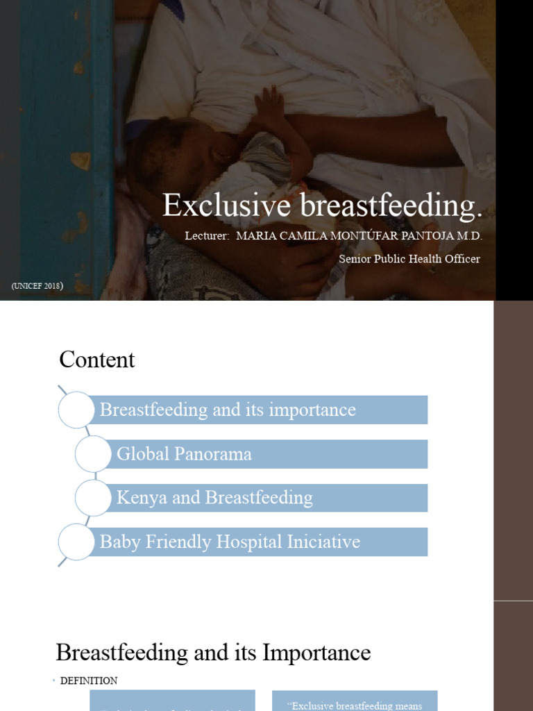 Exclusive Breastfeeding in Kenya PDF Breastfeeding Breast Milk