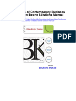 Essentials of Contemporary Business 1st Edition Boone Solutions Manual