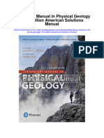Laboratory Manual in Physical Geology 11th Edition American Solutions Manual
