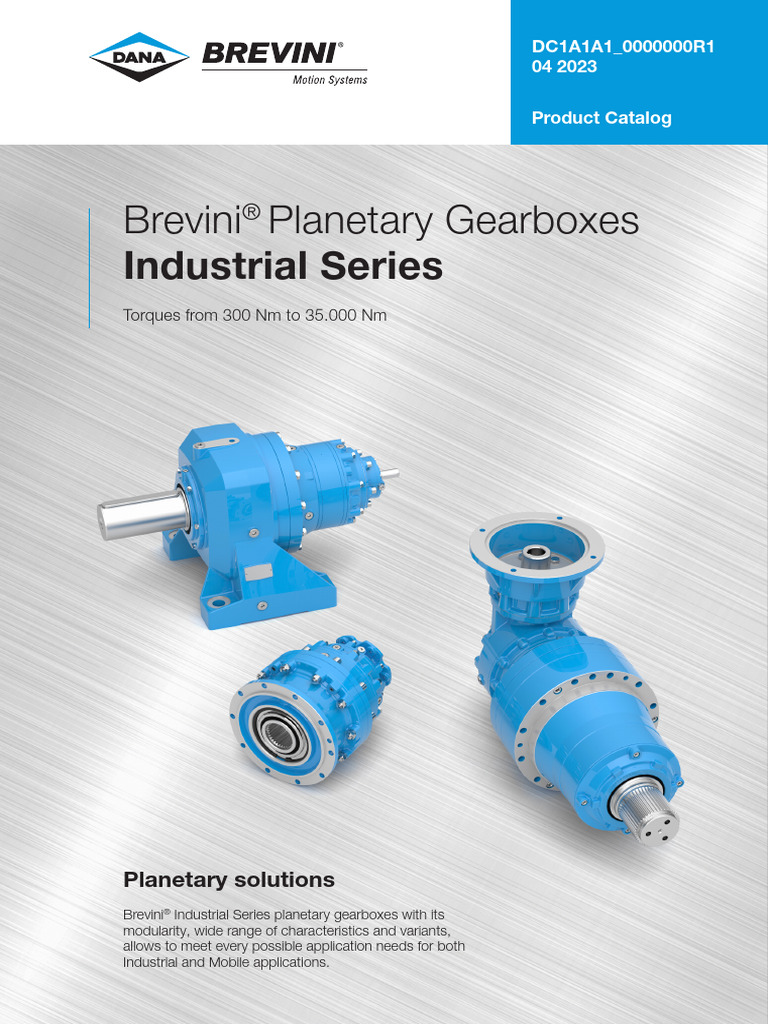 Brevini Gearbox General Catalogue PDF Mechanical Engineering