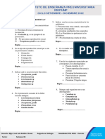 Semana 06 Reino Protista y Reino Fungi Ciclo Preades Setiembre Diciembre 2022 Preguntas para El Alumno