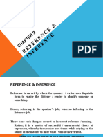 Ch. 3 - Reference & Inference