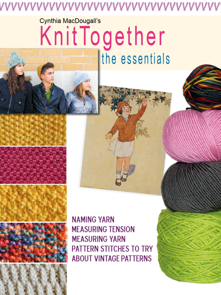 Cynthia MacDougall Knit Together Knitting Essentials PDF Knitting