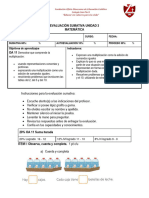 Prueba MATEMÁTICA N°3 Multilplicación PDF