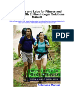 Principles and Labs For Fitness and Wellness 12th Edition Hoeger Solutions Manual