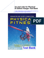 Principles and Labs For Physical Fitness 10th Edition Hoeger Test Bank