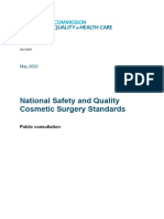 National Safety and Quality Cosmetic Surgery Standards - Public Consultation