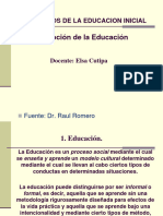 Concepcion de La Educacion