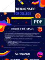 Advertising Major For College Blue Variant